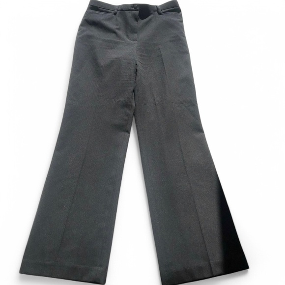 Vintage  Haggar Tailored Black Office Work Pants 10 - Picture 1 of 8